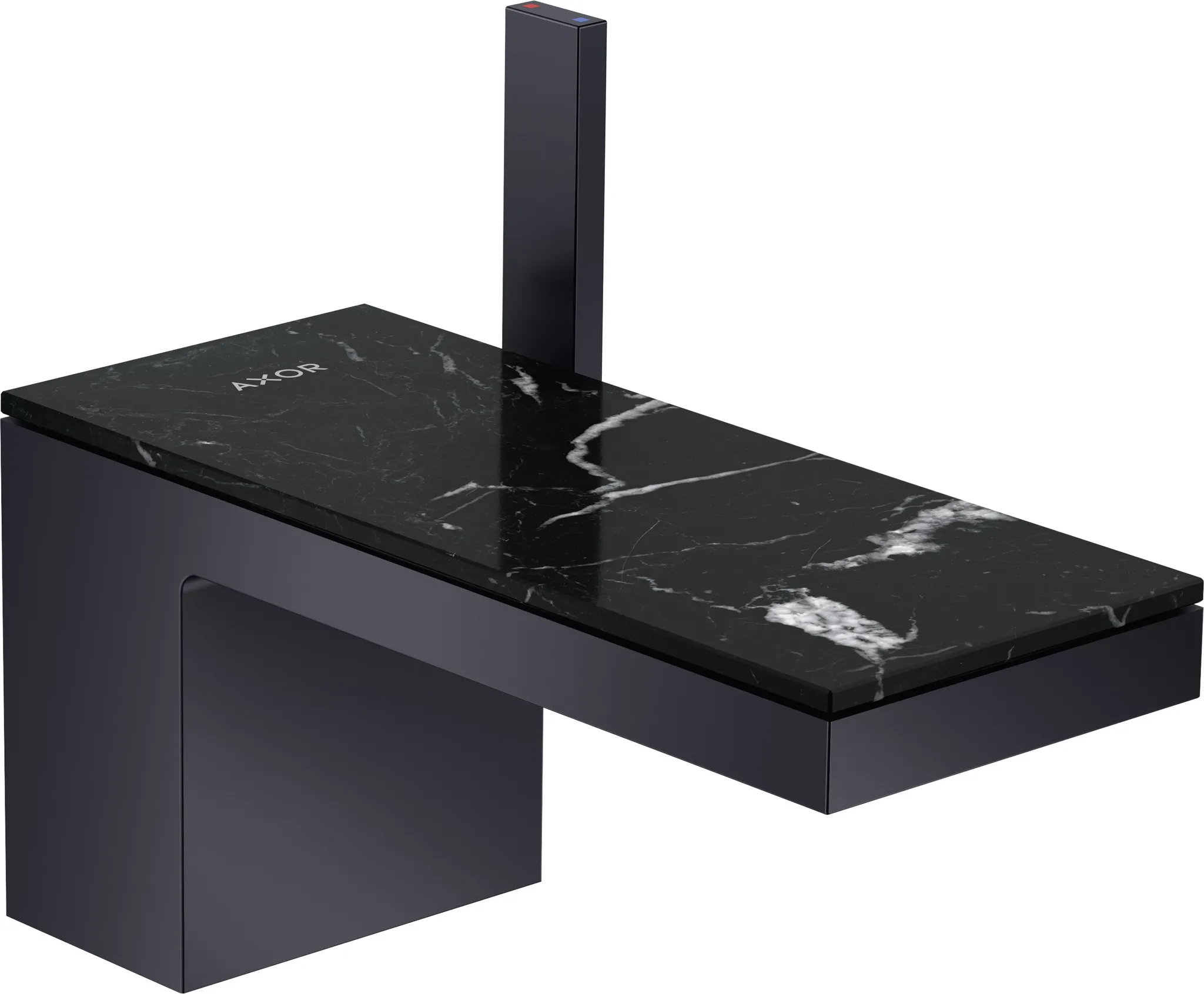 Hansgrohe AXOR MyEdition Mischer Platte 200 Marmor Nero Marquina Hansgrohe AXOR MyEdition Mischer Platte 200 Marmor Nero Marquina