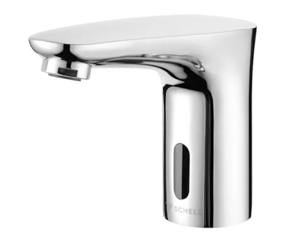 Waschtisch-Armatur MODUS E, Elektronisch, HD-K - Hochdruck Kaltwasser / vorgemischtes Wasser, Infrarot, Steckernetzteil 6 VDC, 100 - 240 VAC, 50 - 60 Hz, G 3/8 IG, chrom