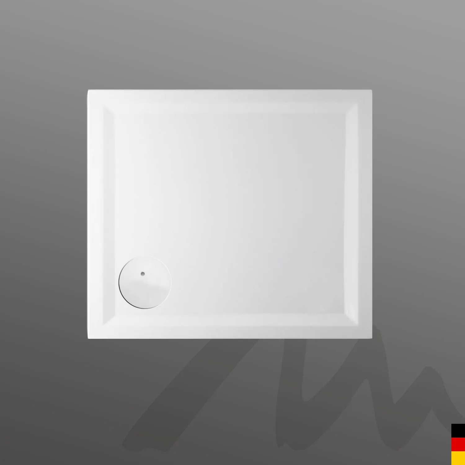 Mauersberger lutea Acryl-Duschwanne lutea 80/70 SF 800x700x55, weiß