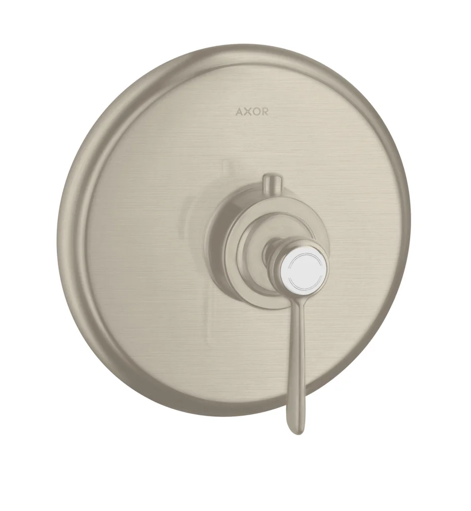 Hansgrohe AXOR Montreux Thermostat Unterputz mit Hebelgriff, Brushed Nickel, max. Durchflussmenge 43 l/min, einstellbare Temperaturbegrenzung Hansgrohe AXOR Montreux Thermostat Unterputz mit Hebelgriff, Brushed Nickel, max. Durchflussmenge 43 l/min, einstellbare Temperaturbegrenzung