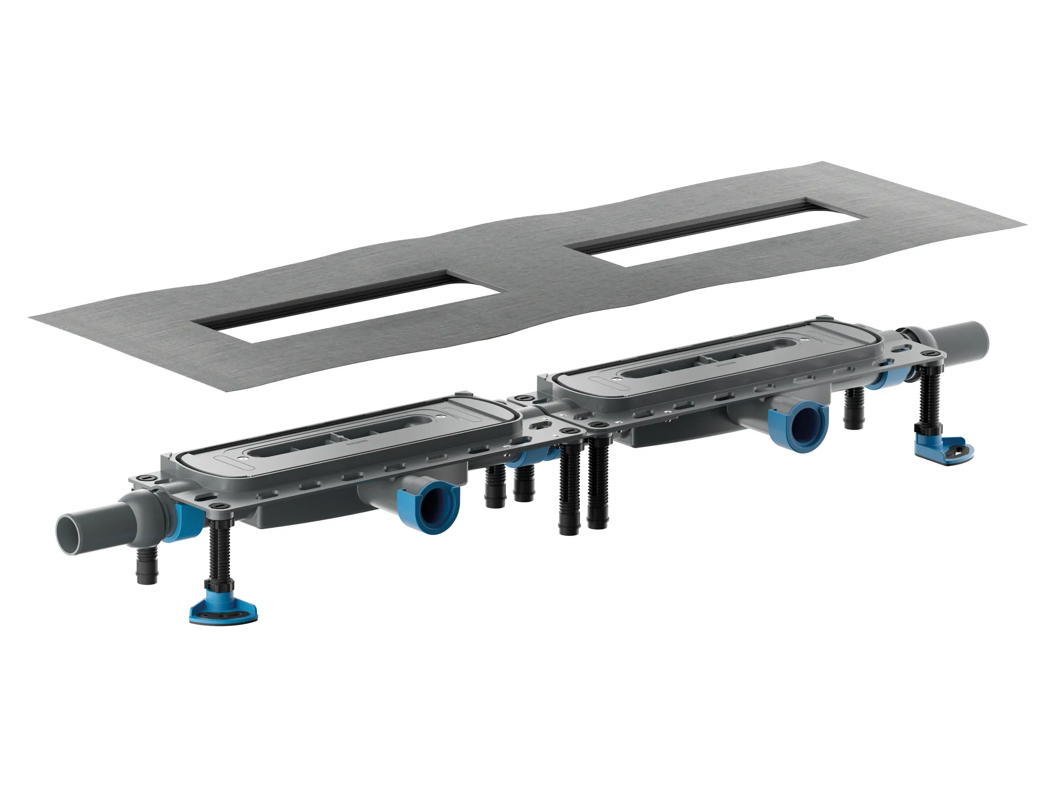 Ablaufgehäuse DallFlex Duo Plan, DN 40 Ablaufgehäuse DallFlex Duo Plan, DN 40