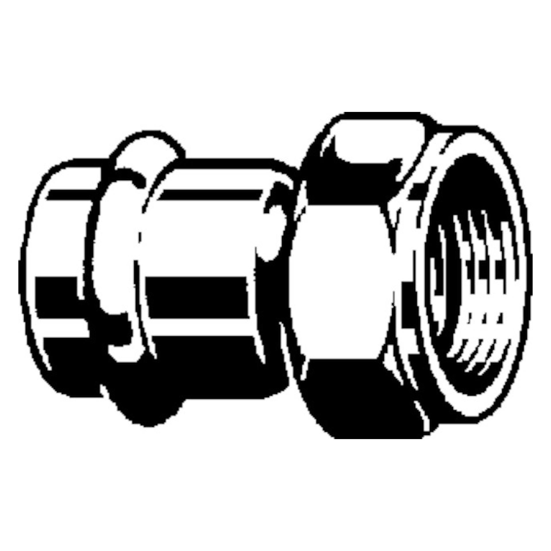 „Prestabo“ Verschraubung mit 1 Muffe auf Überwurfmutter 28 mm × 1″