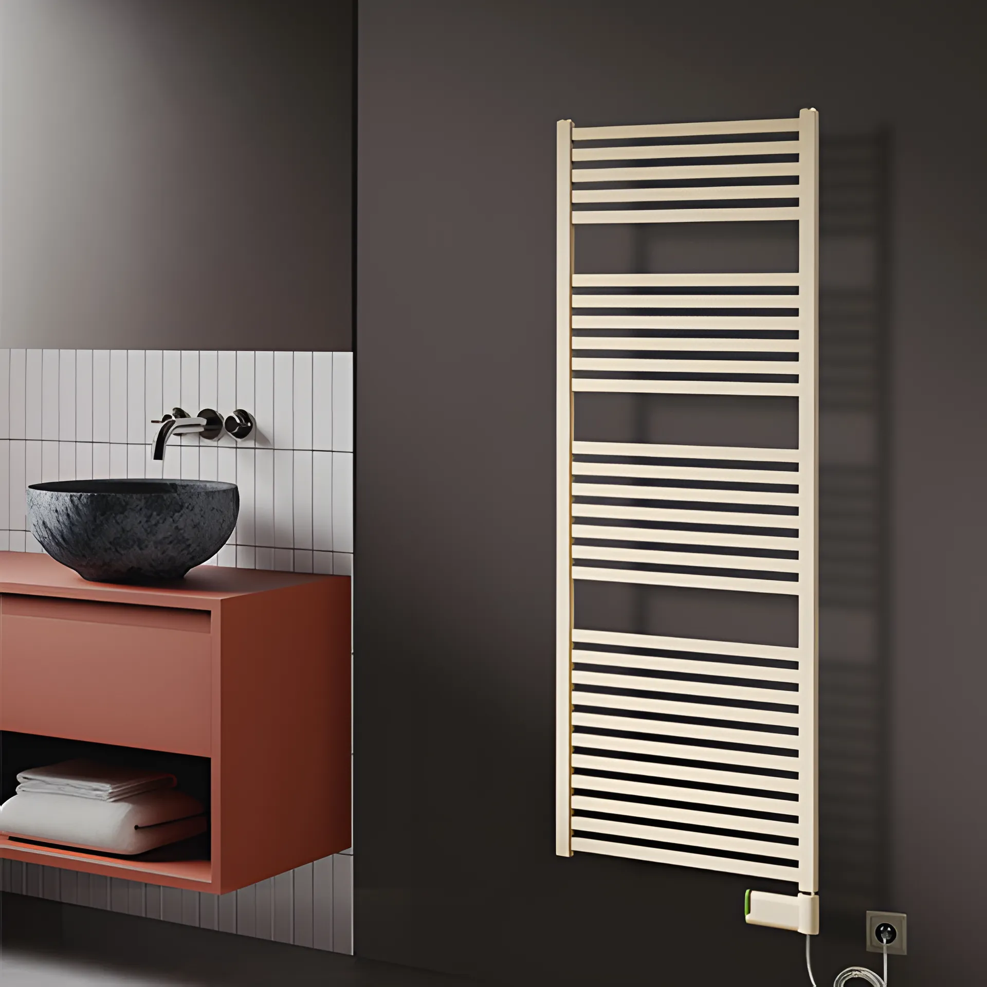 BEMM Design-Elektroheizkörper „Mido Q NOW EK“ 58 × 87,2 cm in Weiß (RAL 9016) BEMM Design-Elektroheizkörper „Mido Q NOW EK“ 58 × 87,2 cm in Weiß (RAL 9016)