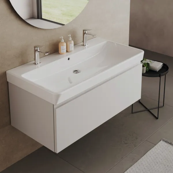 Ideal Standard Waschbecken „i.lifeB“, Hahnlochposition mittig in Weiß