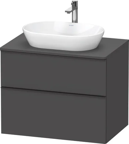 Duravit Waschtischunterschrank wandhängend „D-Neo“ 80 × 66,4 × 55 cm Graphit Matt Duravit Waschtischunterschrank wandhängend „D-Neo“ 80 × 66,4 × 55 cm Graphit Matt