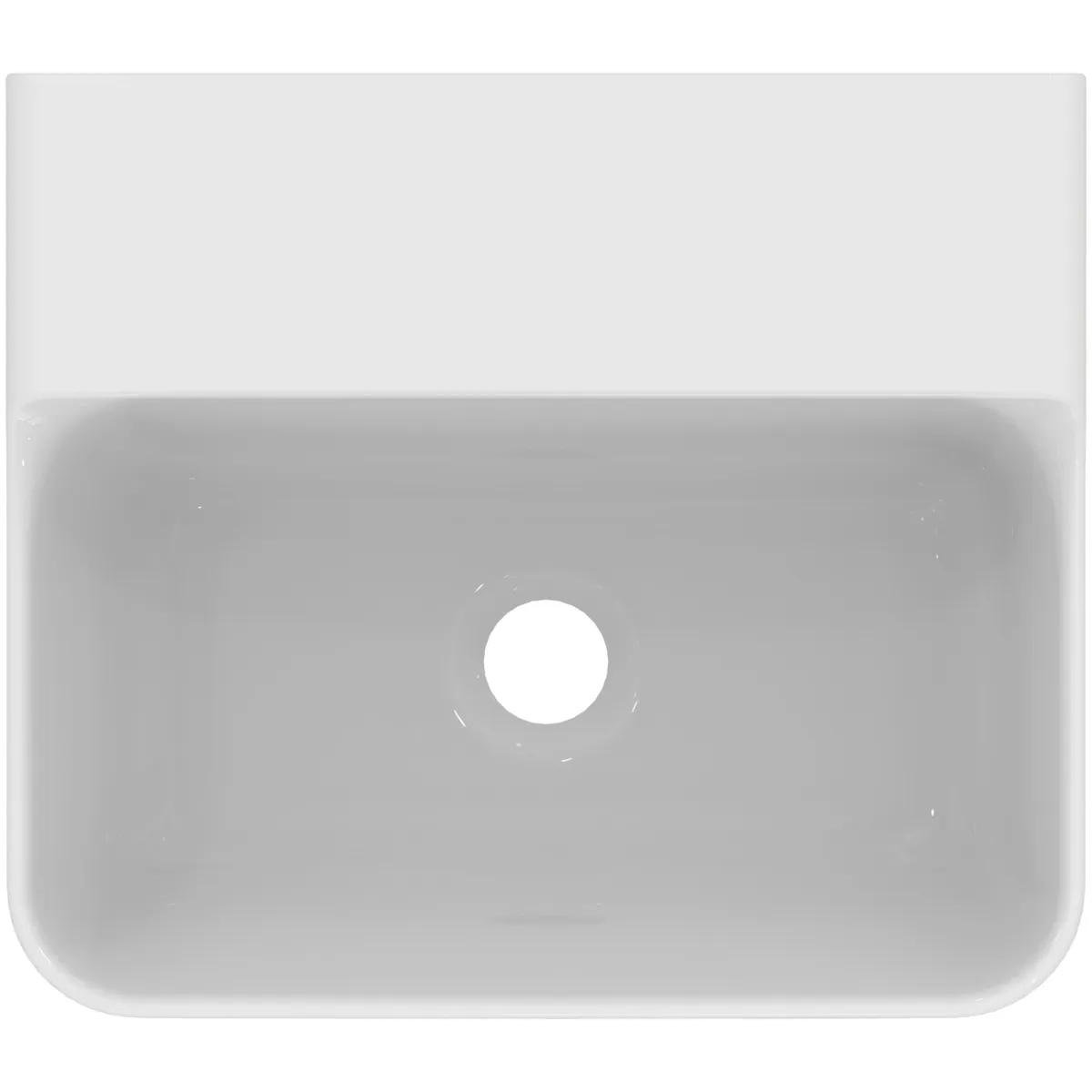 Waschbecken „Conca“ 40 × 35 × 16,5 cm in Weiß