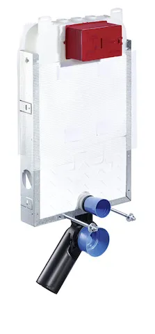 WC-Modul MONTUS, Typ C-N 80, B 46 cm x H 78 cm, Rahmen verzinkt