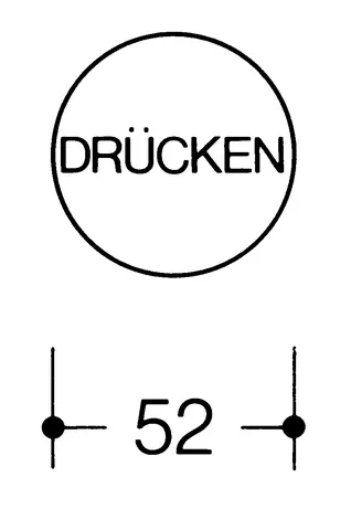 HEWI Symbol 5,2 cm HEWI Symbol 5,2 cm