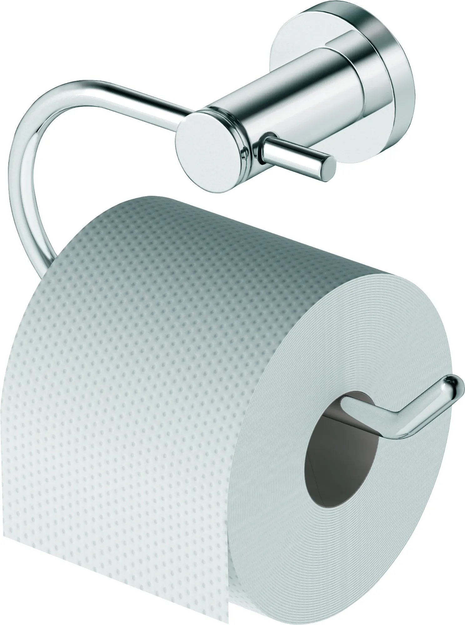 Duravit Toilettenpapierhalter „D-Code“ 16,5 × 6,6 × 9,9 cm in chrom Befestigung sichtbar Duravit Toilettenpapierhalter „D-Code“ 16,5 × 6,6 × 9,9 cm in chrom Befestigung sichtbar