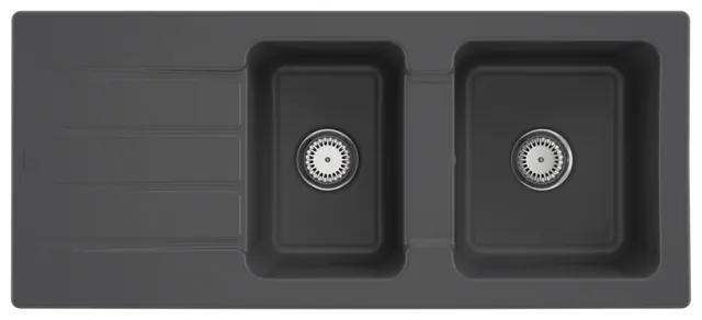 Villeroy & Boch Einbau-Küchenspülbecken „Architectura“ 80 1160 × 510 × 220 mm in Graphite Villeroy & Boch Einbau-Küchenspülbecken „Architectura“ 80 1160 × 510 × 220 mm in Graphite