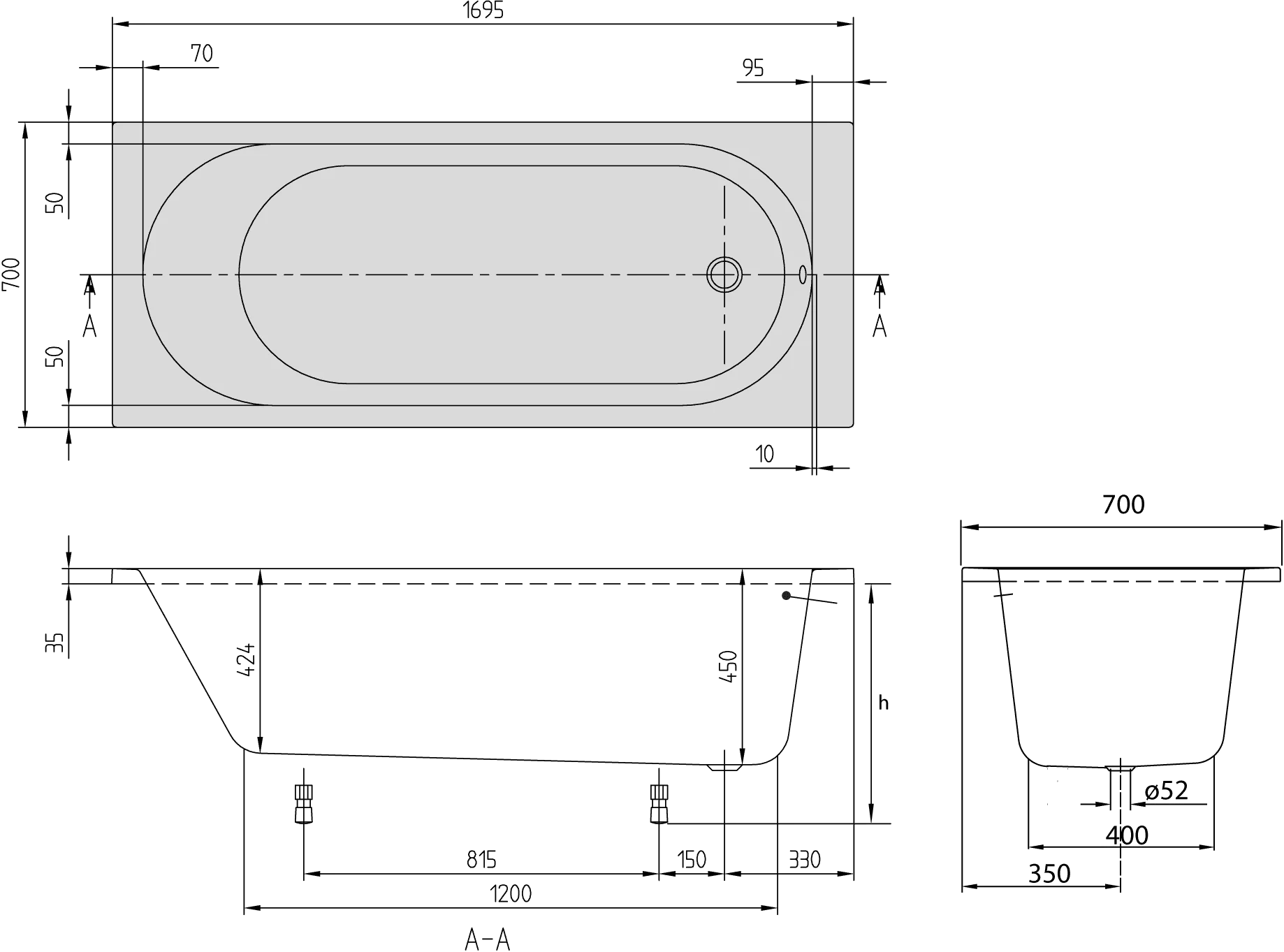 Villeroy & Boch O.novo Badewanne UHE177CAS2A1V, rechteckig mit Whirlpoolsystem Hydropool Entry Villeroy & Boch O.novo Badewanne UHE177CAS2A1V, rechteckig mit Whirlpoolsystem Hydropool Entry