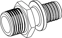 TECEflex Übergangsnippel Dimension 25 × R 3/4", Siliziumbronze