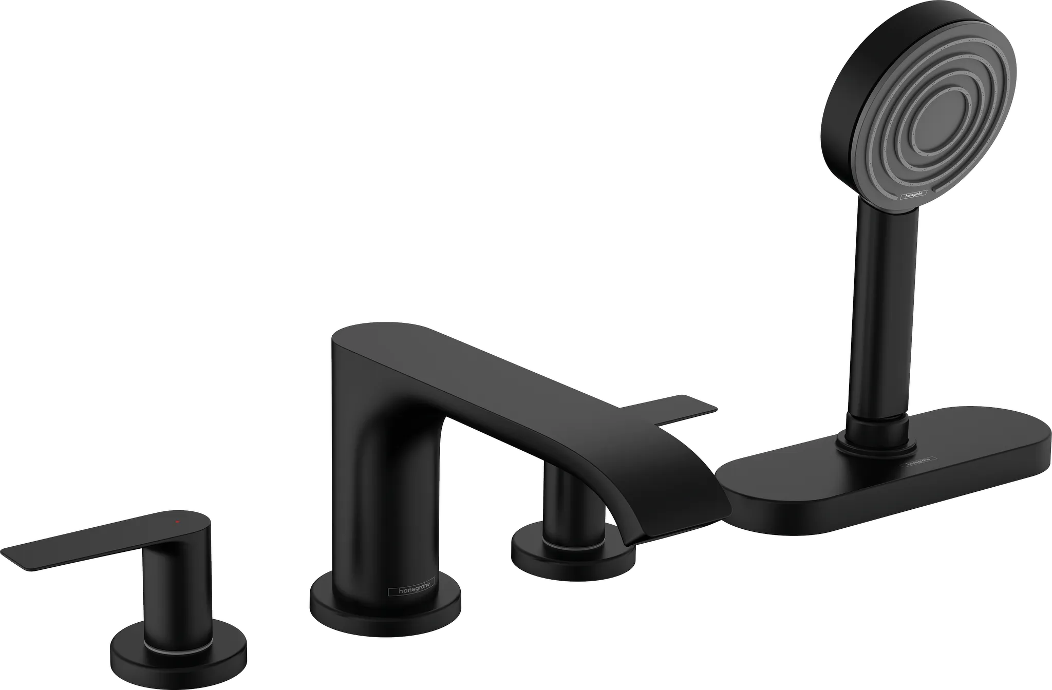 Hansgrohe Vivenis 4-Loch Wannenrandarmatur mit sBox Mattschwarz Hansgrohe Vivenis 4-Loch Wannenrandarmatur mit sBox Mattschwarz