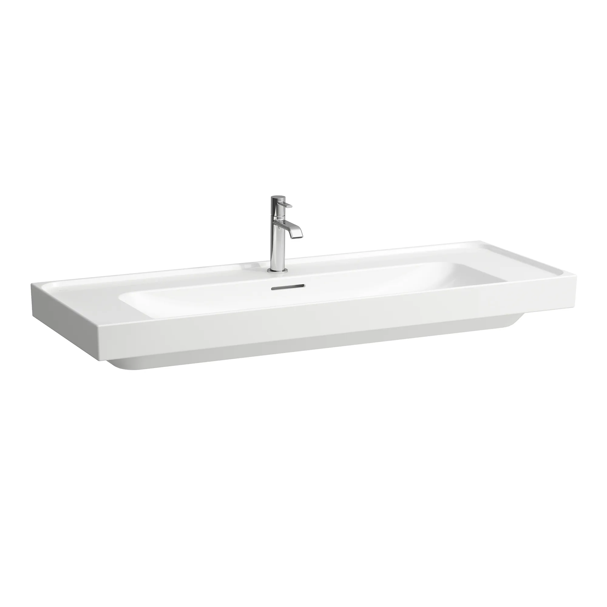 Waschtisch, MEDA, 460x1200x160, Ablage links und rechts, 1 Hahnloch mit Überlauf, weiß Becken: mittig / Farbe: weiß / Größe: 120 × 46 cm / Hahnlochbohrung: mit 2×1 Hahnlochbohrung / Oberflächenveredelung: ohne Oberflächenveredelung / Überlauf: mit Überlauf Waschtisch, MEDA, 460x1200x160, Ablage links und rechts, 1 Hahnloch mit Überlauf, weiß Becken: mittig / Farbe: weiß / Größe: 120 × 46 cm / Hahnlochbohrung: mit 2×1 Hahnlochbohrung / Oberflächenveredelung: ohne Oberflächenveredelung / Überlauf: mit Überlauf