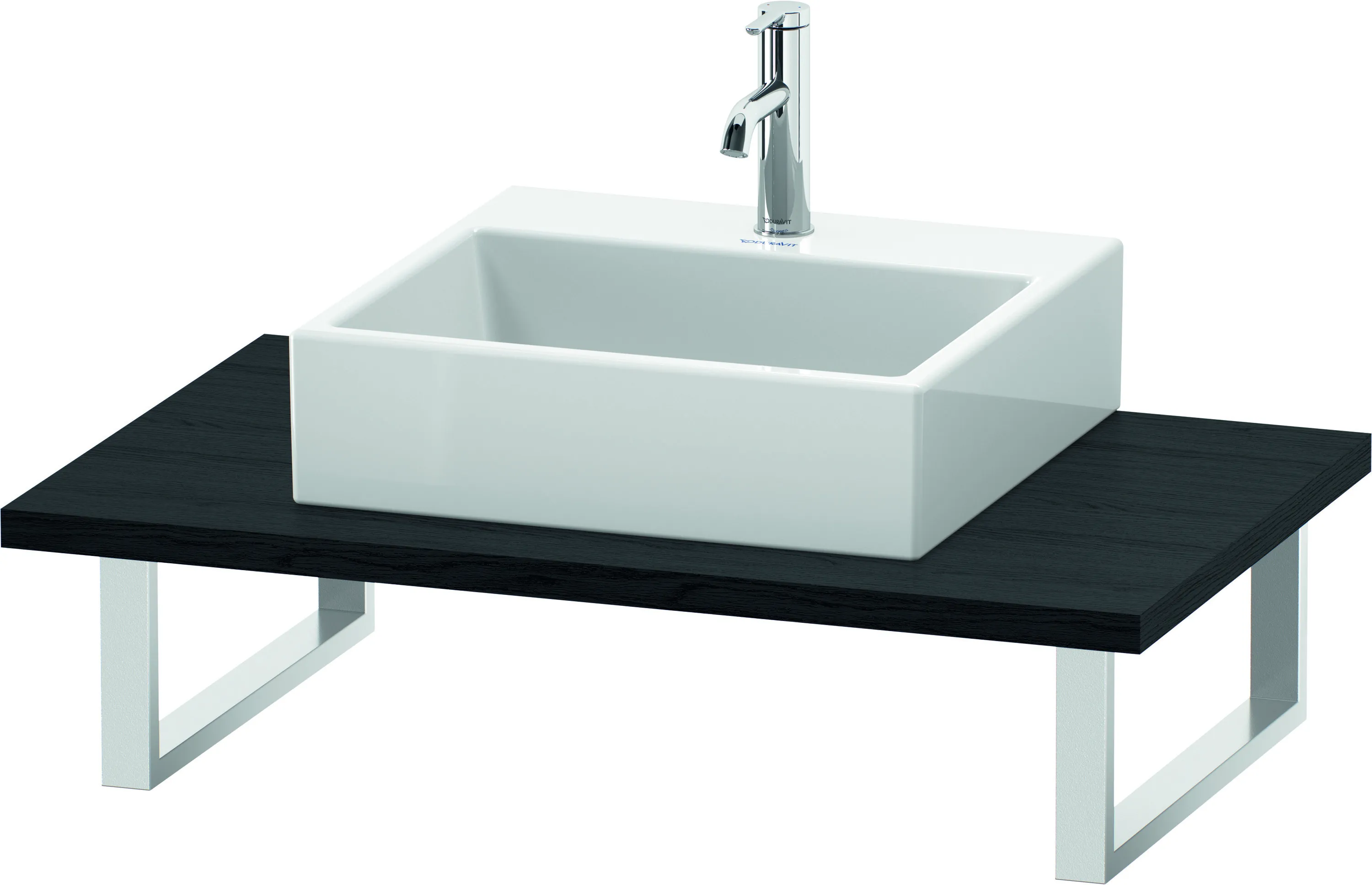 Duravit Konsole „L-Cube“ in Eiche Schwarz Duravit Konsole „L-Cube“ in Eiche Schwarz