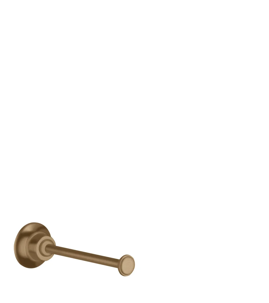 Hansgrohe AXOR Montreux Reservepapierhalter Brushed Bronze, Wandmontage, 10 mm Bohrloch, 159 mm Länge Hansgrohe AXOR Montreux Reservepapierhalter Brushed Bronze, Wandmontage, 10 mm Bohrloch, 159 mm Länge