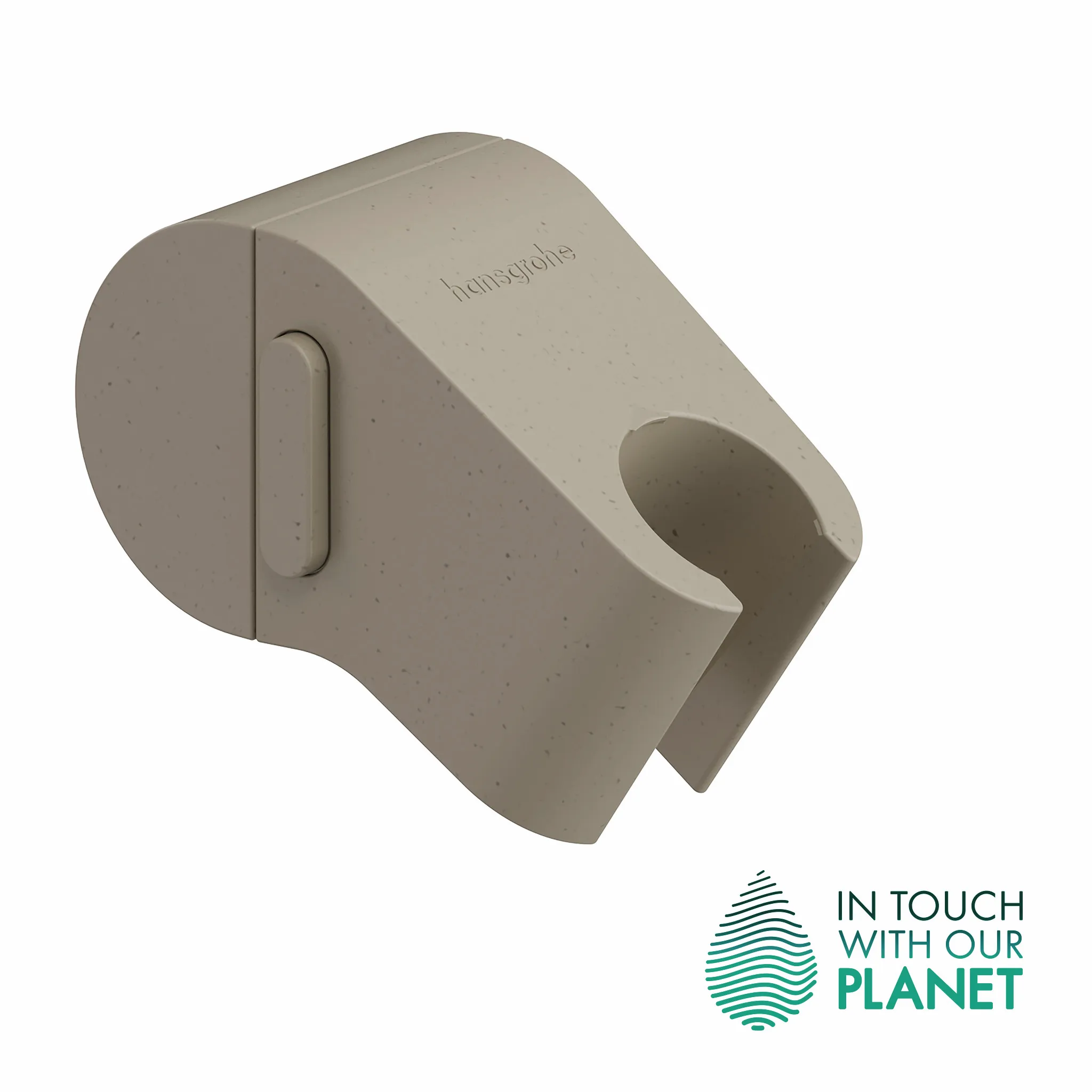 Hansgrohe WallStoris Planet Edition Push-Handbrausehalterung, Sand (recycelt) Hansgrohe WallStoris Planet Edition Push-Handbrausehalterung, Sand (recycelt)