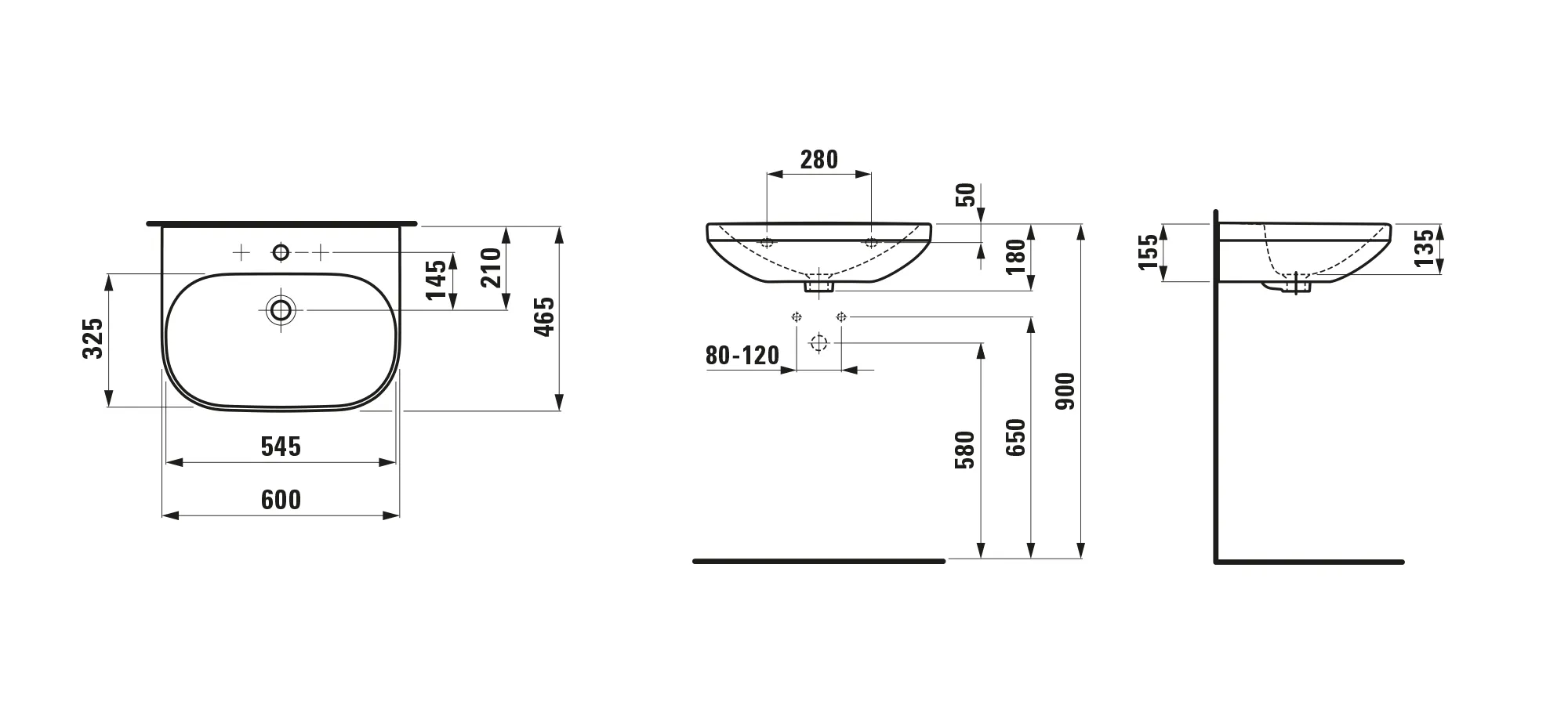 Laufen Waschtisch LUA 460x600x180 1 Hahnloch mit Überlauf nicht unterbaufähig dunkelbeige Laufen Waschtisch LUA 460x600x180 1 Hahnloch mit Überlauf nicht unterbaufähig dunkelbeige