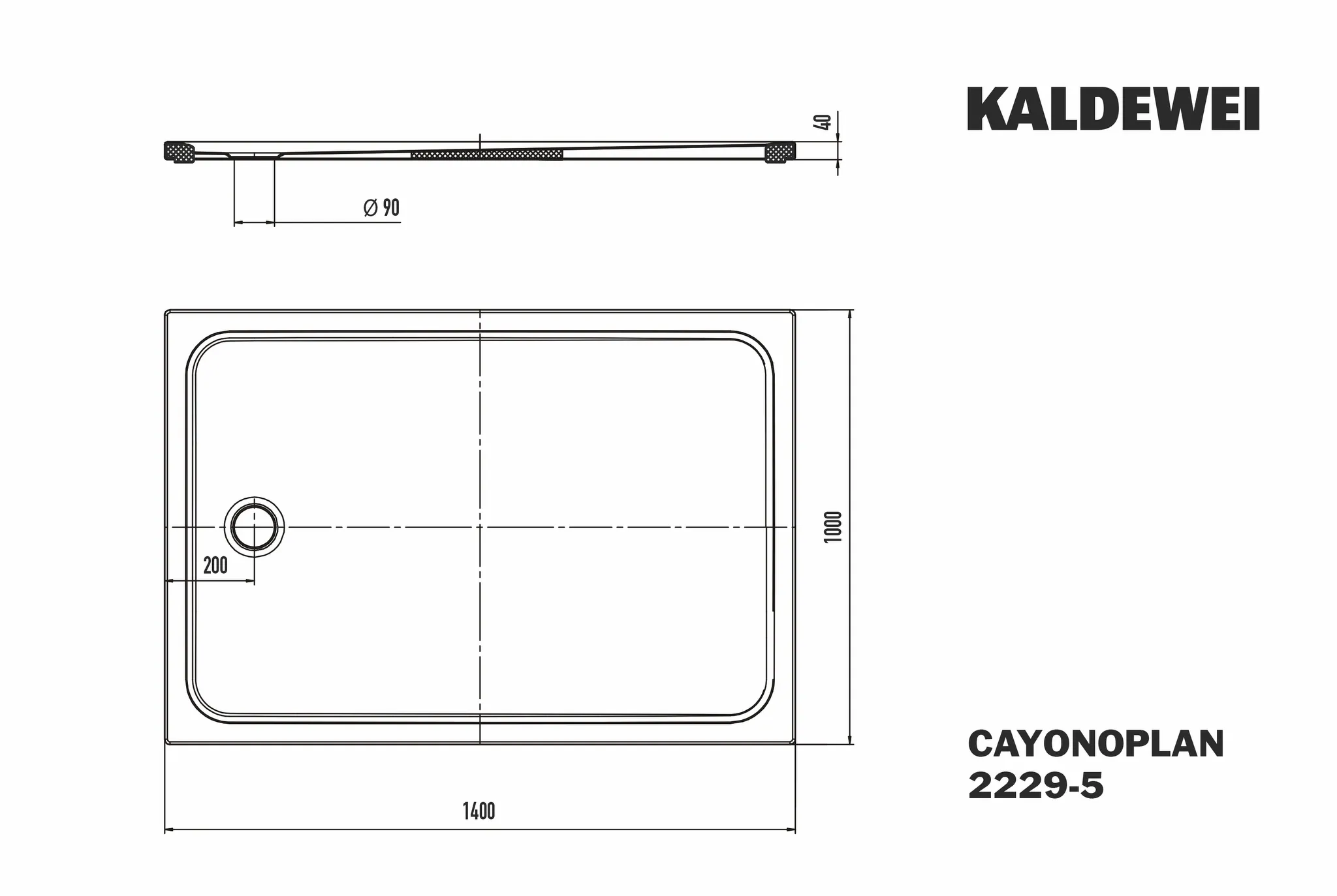 Kaldewei rechteck Duschwanne „Cayonoplan“ 1400 × 1000 mm mit Vollantislip, mit Perl-Effekt, in bahamabeige Kaldewei rechteck Duschwanne „Cayonoplan“ 1400 × 1000 mm mit Vollantislip, mit Perl-Effekt, in bahamabeige