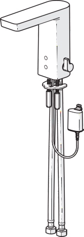 Hansa Waschtischarmatur, elektronisch „Stela“ Ausladung 105 mm in Chrom Hansa Waschtischarmatur, elektronisch „Stela“ Ausladung 105 mm in Chrom