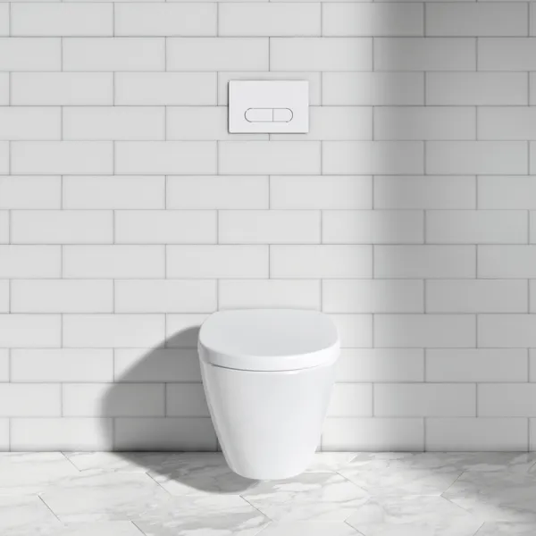 Bundle WC-Element ProSys, WC Randlos Connect und Betätigungsplatte Oleas M1 Weiß Bundle WC-Element ProSys, WC Randlos Connect und Betätigungsplatte Oleas M1 Weiß