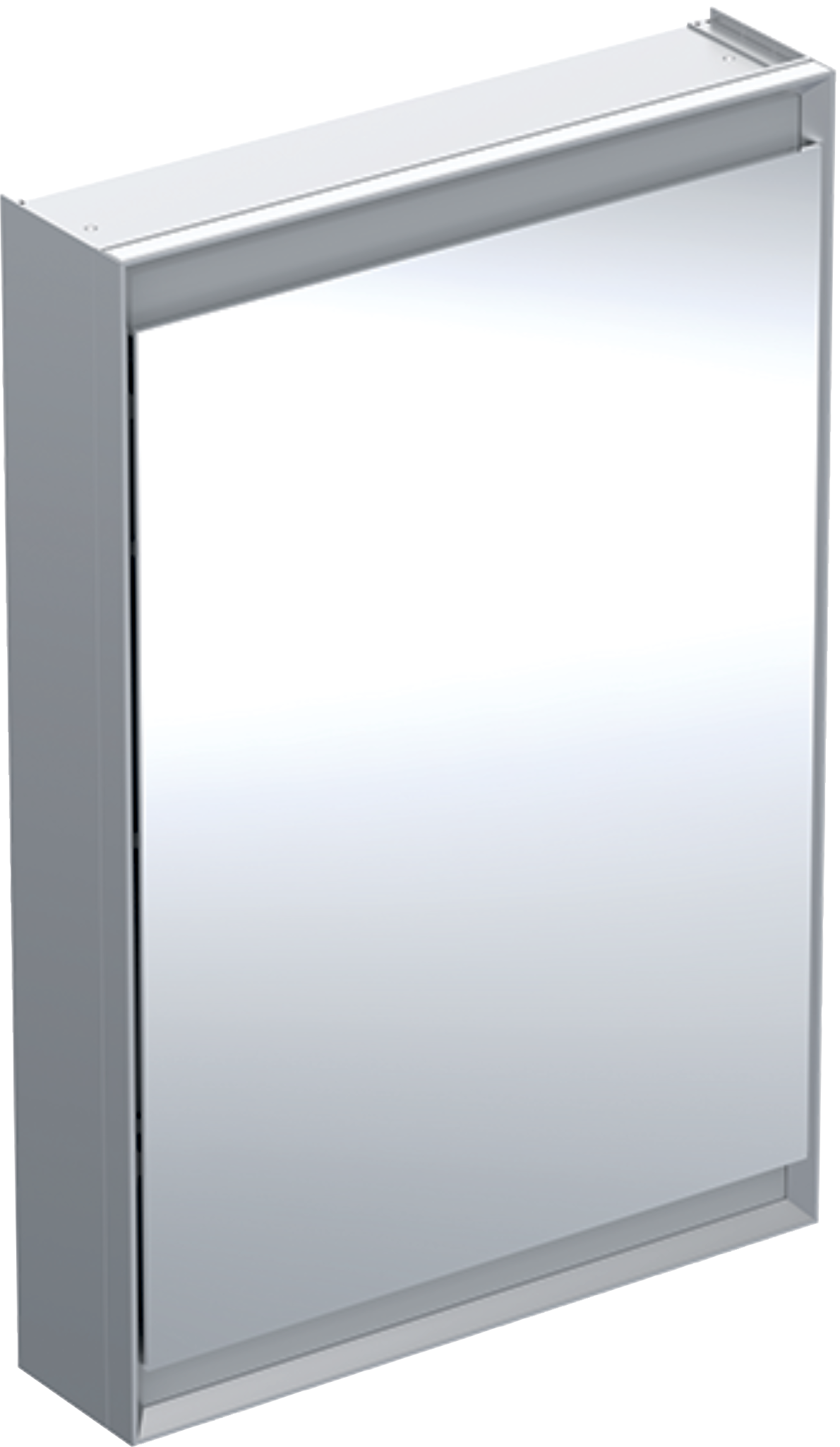 Geberit Spiegelschrank „One“ 60 × 15 cm in Aluminium eloxiert