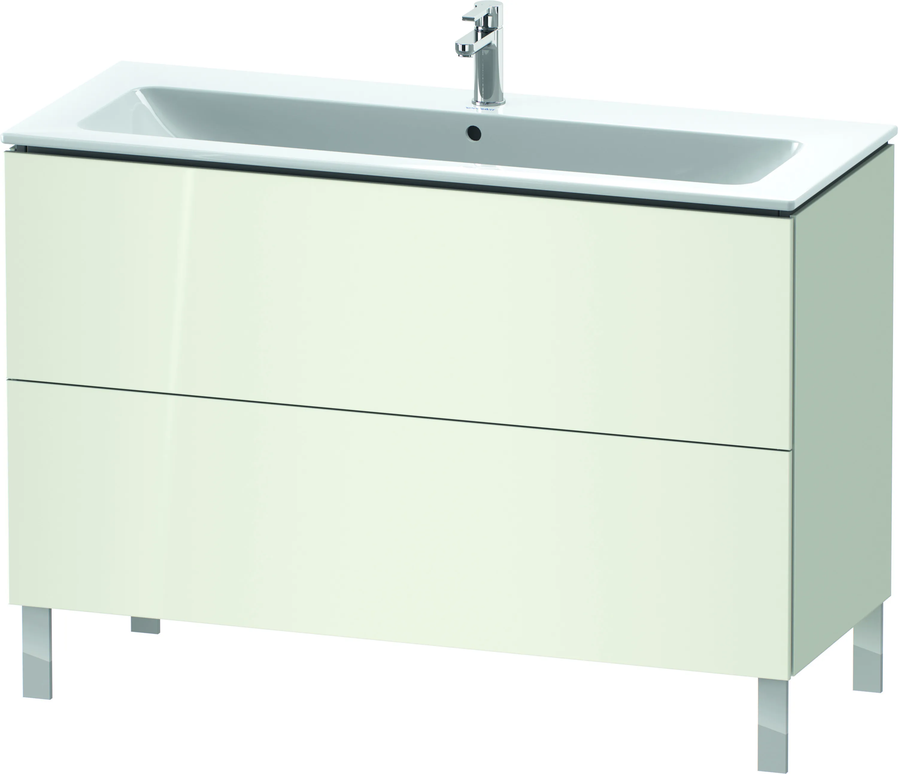 Duravit Waschtischunterschrank bodenstehend „L-Cube“ 122 × 70,4 × 48,1 cm Duravit Waschtischunterschrank bodenstehend „L-Cube“ 122 × 70,4 × 48,1 cm