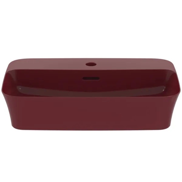 Waschbecken „Ipalyss“ 55 × 38 × 14,5 cm, Hahnlochposition mittig in Granatapfel