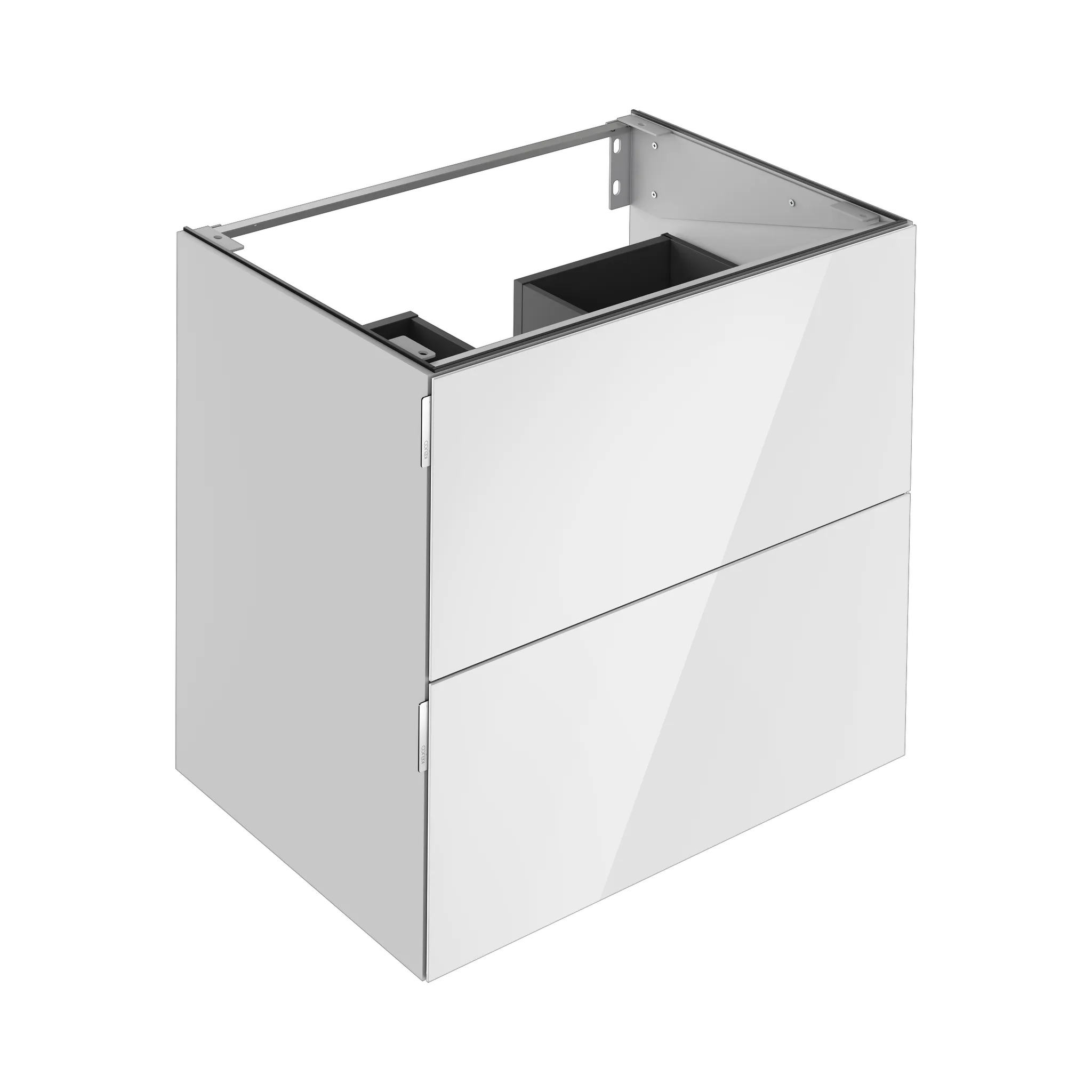 KEUCO Waschtischunterschrank mit Auszügen „Edition 11 Art“ Manhattan (Glas), Manhattan (Lack, seidenmatt), ohne Beleuchtung 800 × 700 × 490 mm