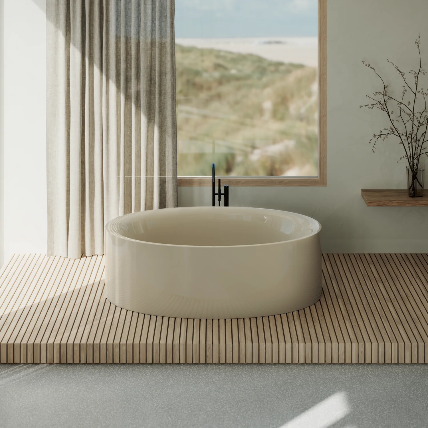 Bette BetteSilhouette Oval Badewanne Eve, Bicolour weiß/violett, 1800 x 1000 mm, 450 mm hoch, 2-Sitzer, glasierter Titan-Stahl Bette BetteSilhouette Oval Badewanne Eve, Bicolour weiß/violett, 1800 x 1000 mm, 450 mm hoch, 2-Sitzer, glasierter Titan-Stahl