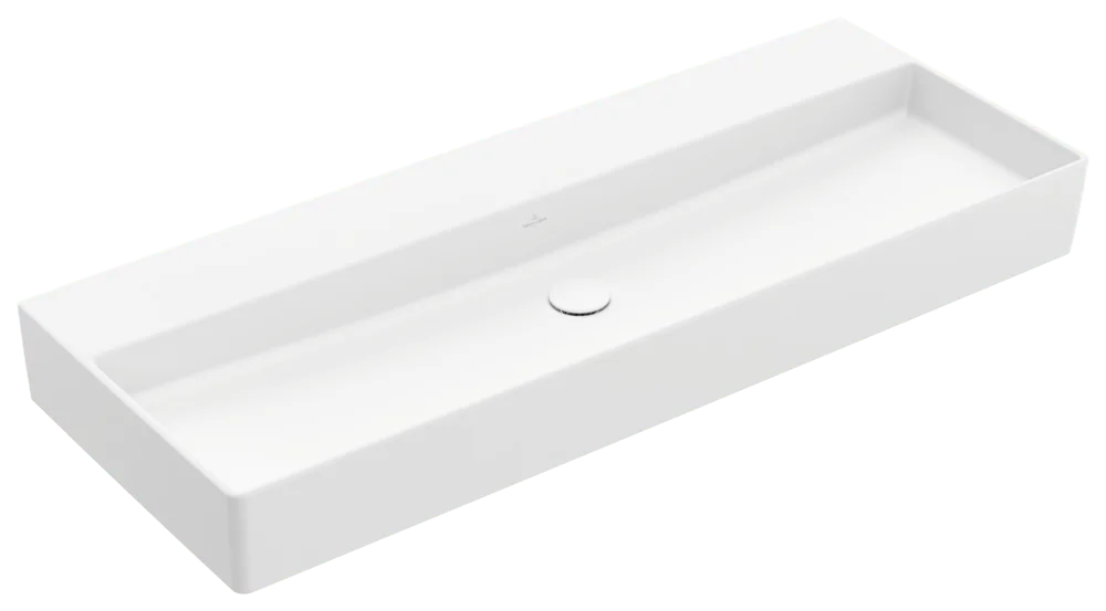 Villeroy & Boch Memento 2.0 Waschbecken 1200x470mm Rechteck TitanCeram Stone White