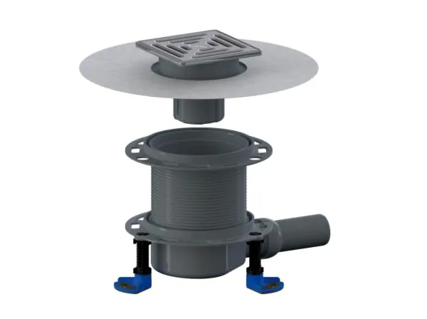 Bodenablauf DallDrain Select Vario, DN 50, 150 x 150 mm Bodenablauf DallDrain Select Vario, DN 50, 150 x 150 mm