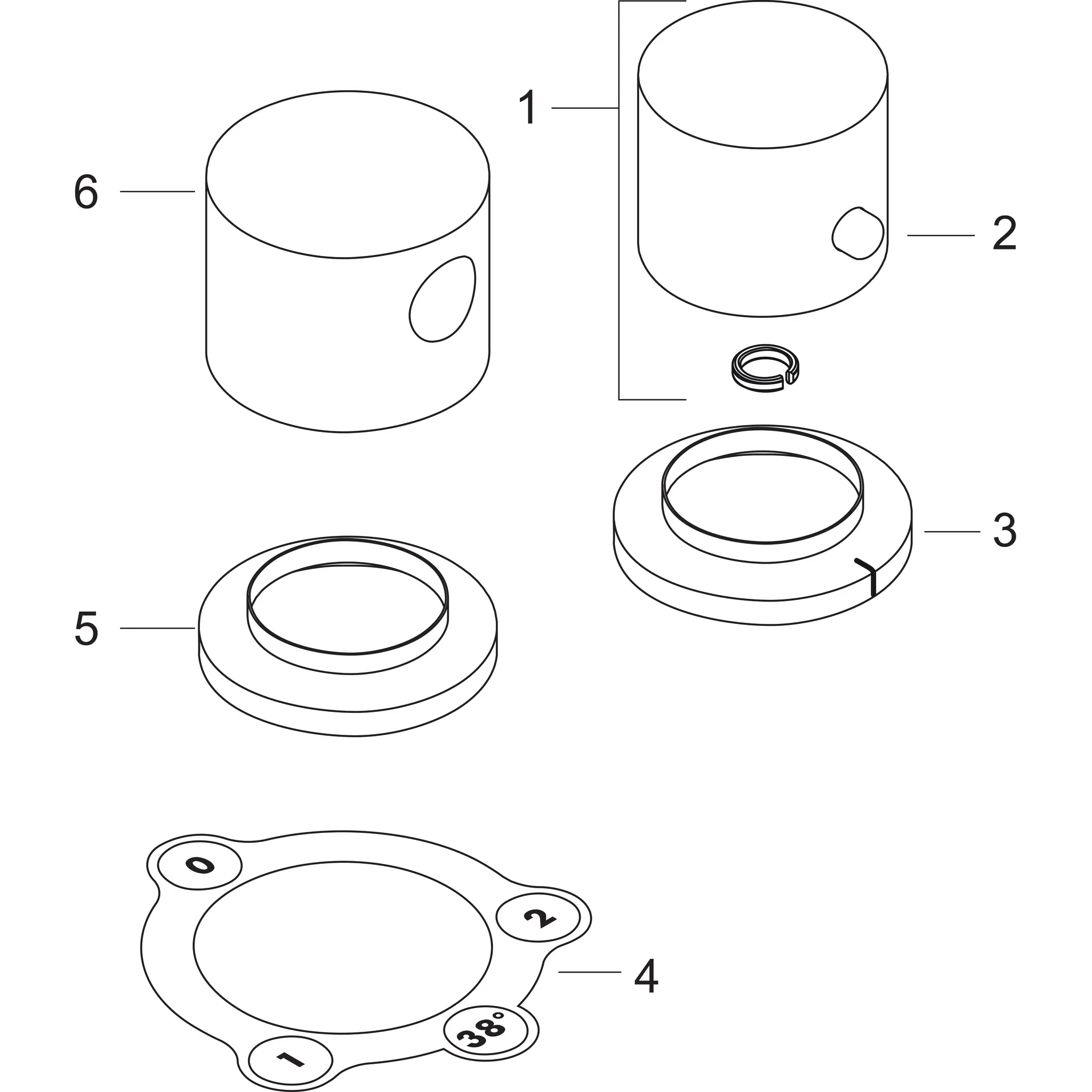 2-Loch Thermostatmischer Axor Uno Fertigset chrom für Wannenrandmontage 2-Loch Thermostatmischer Axor Uno Fertigset chrom für Wannenrandmontage