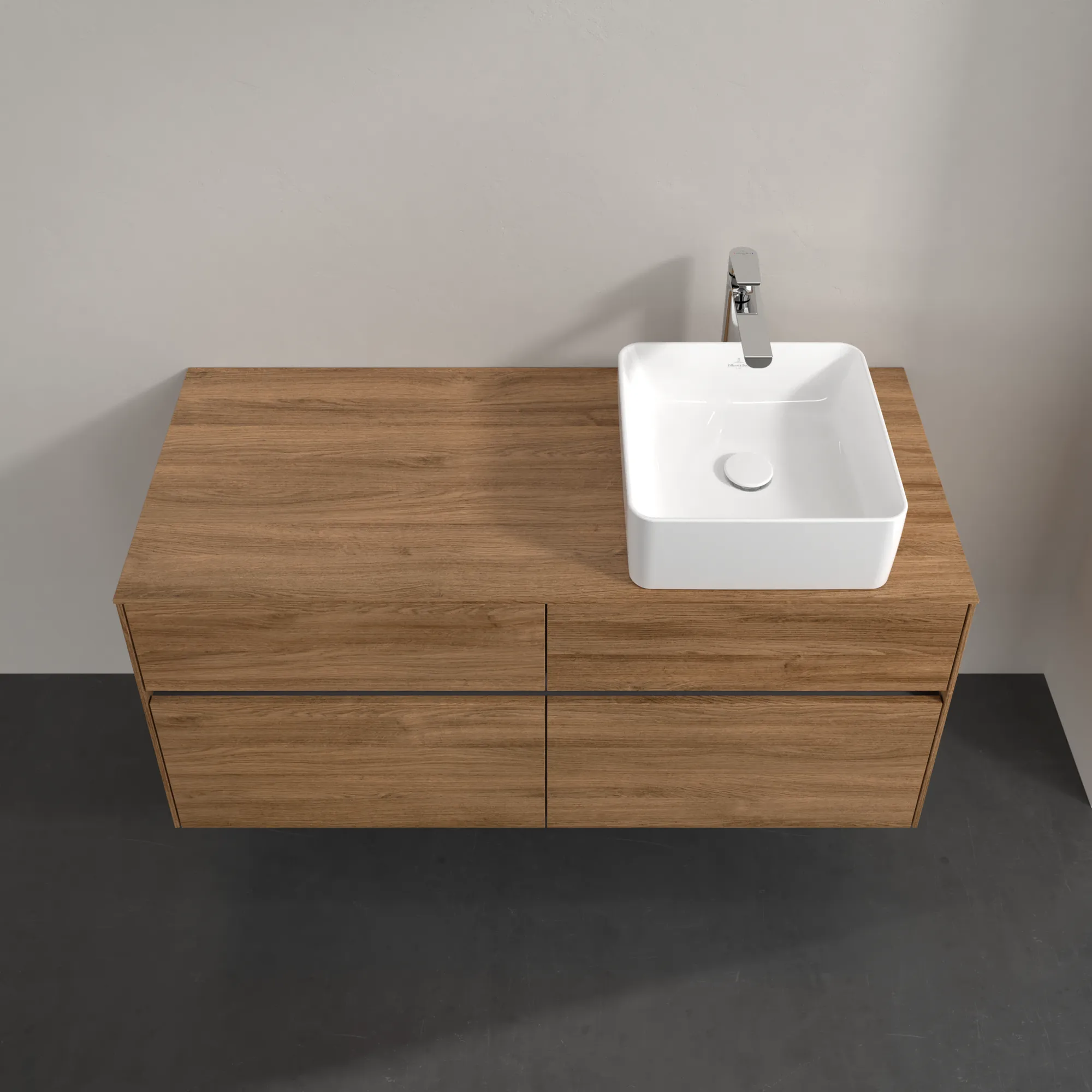 Villeroy & Boch Collaro Waschbeckenunterschrank C04300 1200x548x500mm Kansas Oak Villeroy & Boch Collaro Waschbeckenunterschrank C04300 1200x548x500mm Kansas Oak