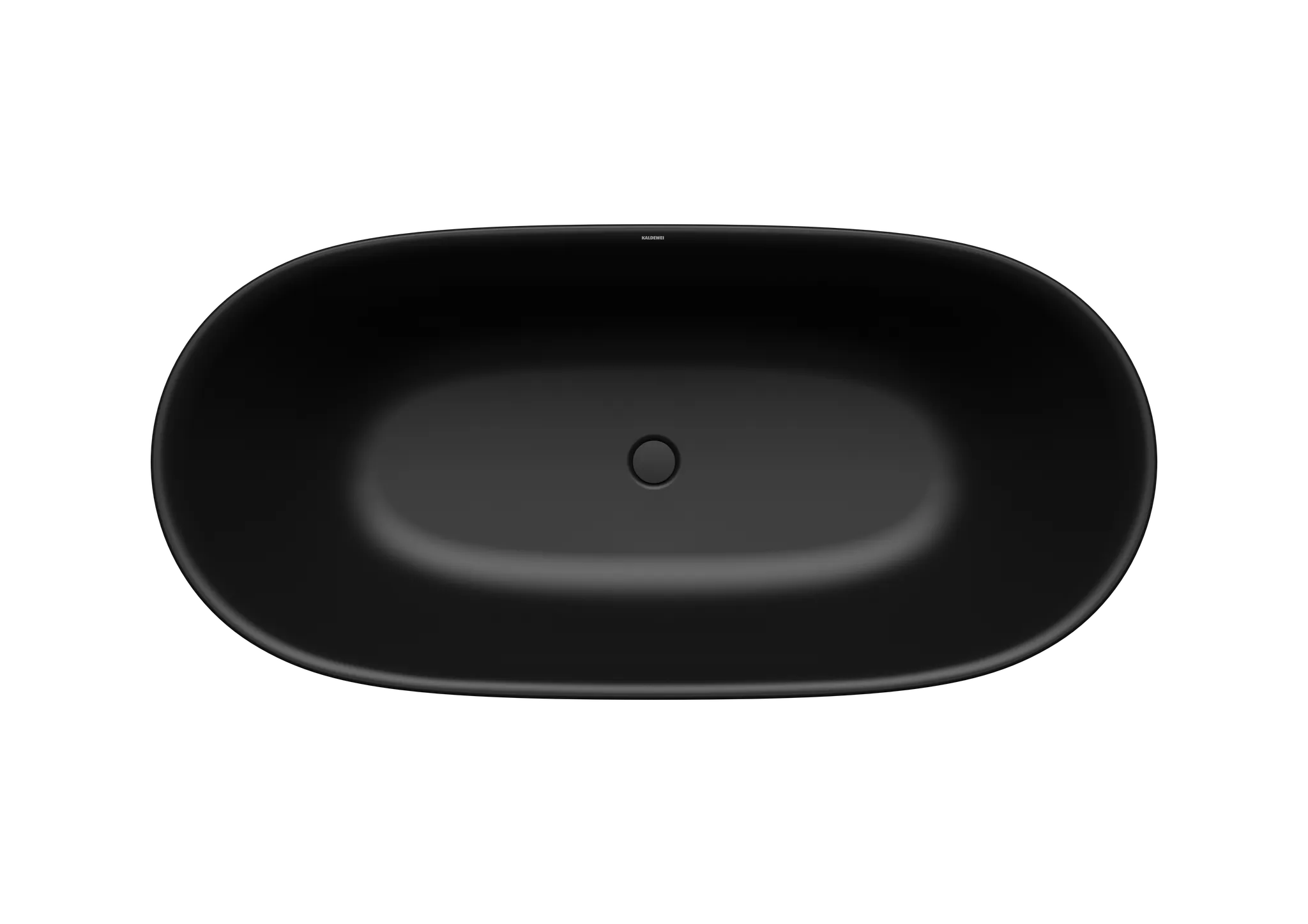 Kaldewei Badewanne „Meisterstück Oyo Duo“ freistehend 1730 × 820 mm, Mittelablauf ohne Überlauf, in schwarz matt Kaldewei Badewanne „Meisterstück Oyo Duo“ freistehend 1730 × 820 mm, Mittelablauf ohne Überlauf, in schwarz matt