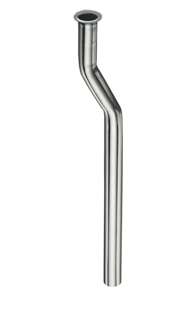 Spülrohr Ø 18 mm gekröpft, 293 mm, chrom Spülrohr Ø 18 mm gekröpft, 293 mm, chrom