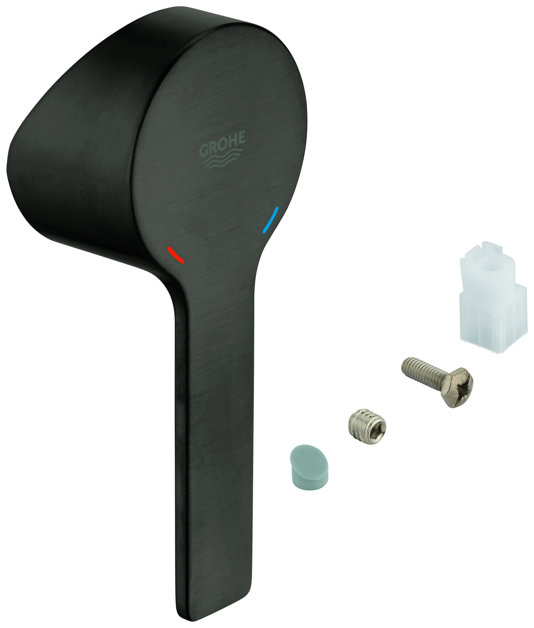 Hebel 46987, Metall, für 35 mm Kartusche, für Lineare Einhand-Brause-/ Wannenbatterie, chrom