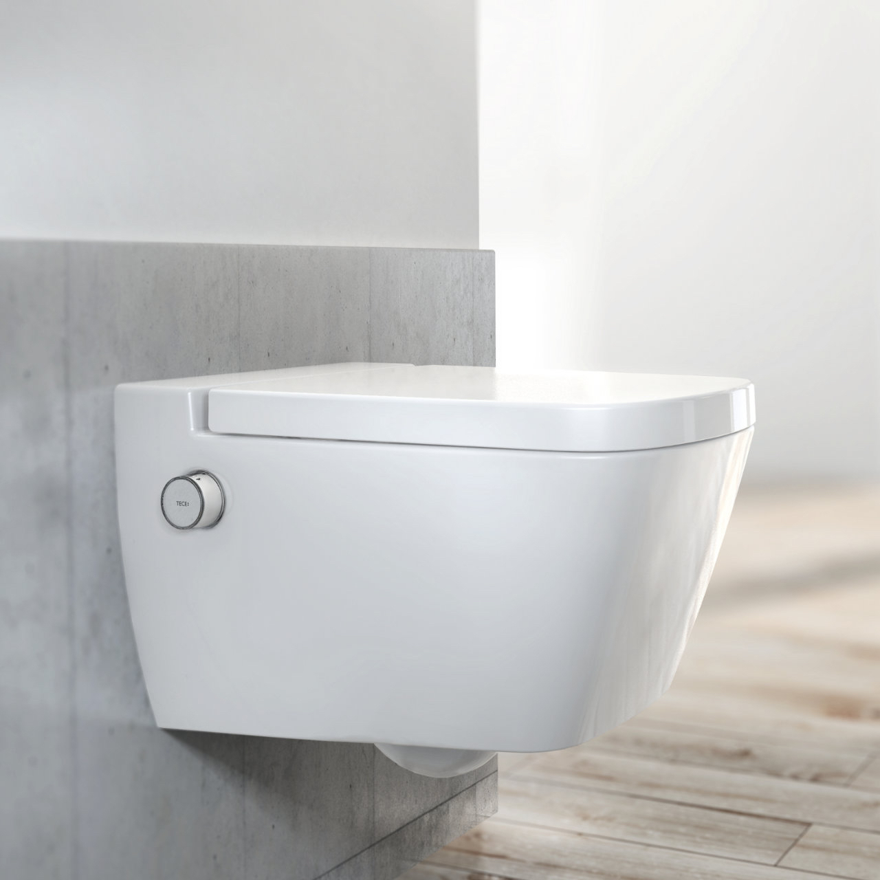 Set Dusch-WC TECEone, spülrandlos, mit Duschfunktion inkl. WC-Sitz mit Absenkautomatik Set Dusch-WC TECEone, spülrandlos, mit Duschfunktion inkl. WC-Sitz mit Absenkautomatik