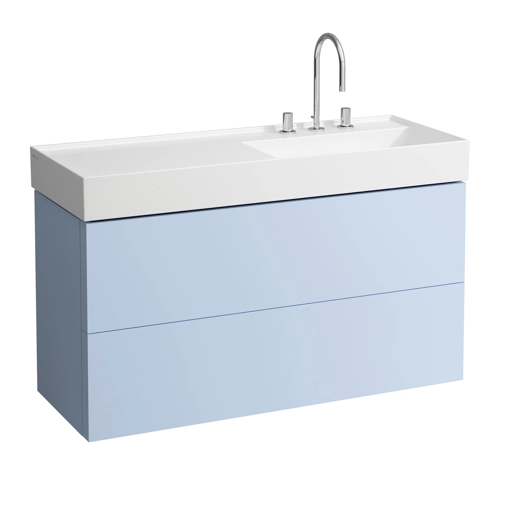 Laufen Waschtischunterbau „Kartell“ 450 × 600 × 1180 mm Graublau Laufen Waschtischunterbau „Kartell“ 450 × 600 × 1180 mm Graublau