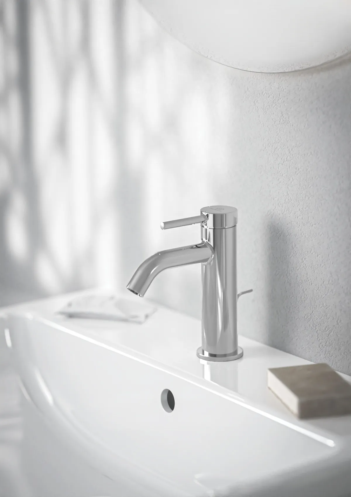 Ideal Standard Waschtischarmatur Ceraline Nuovo H85 Ausladung 90mm mit Ablaufgarnitur BlueStart Chrom Ideal Standard Waschtischarmatur Ceraline Nuovo H85 Ausladung 90mm mit Ablaufgarnitur BlueStart Chrom