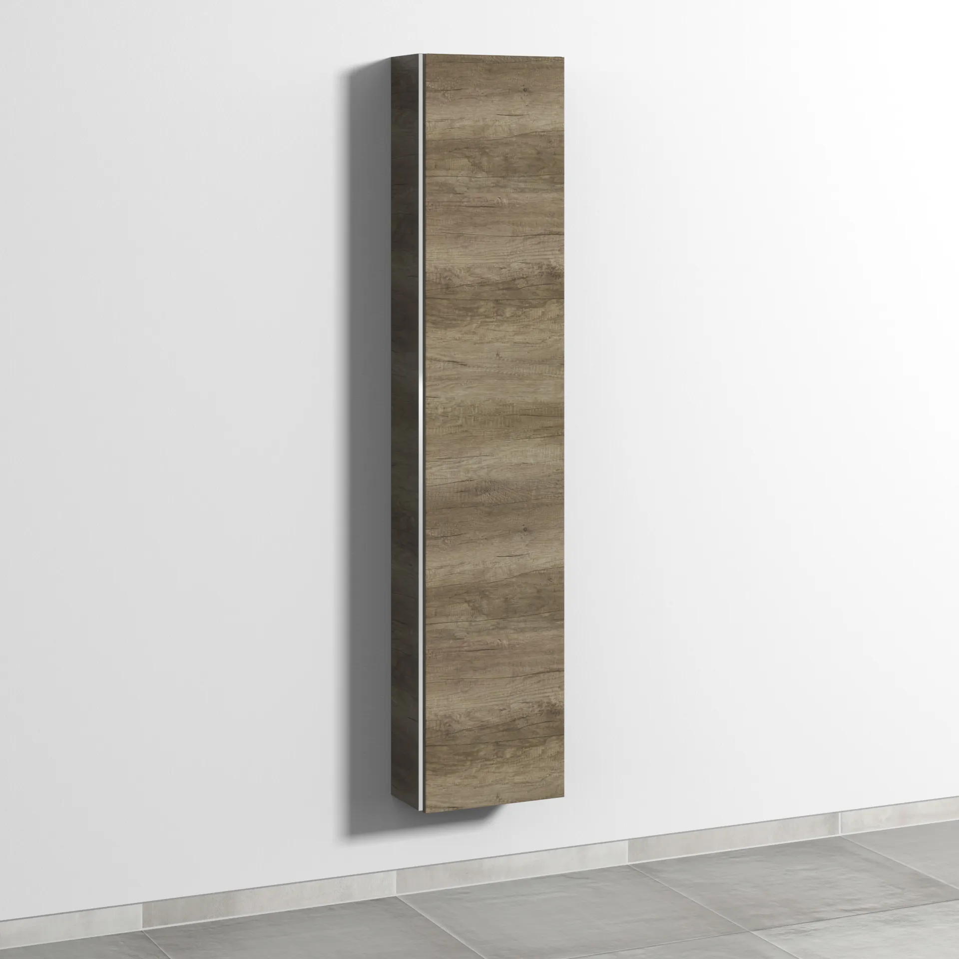 Sanipa Hochschrank „3way“ 350 × 1700 × 197 mm Anschlag rechts, in Eiche Nebraska, Anschlag rechts
