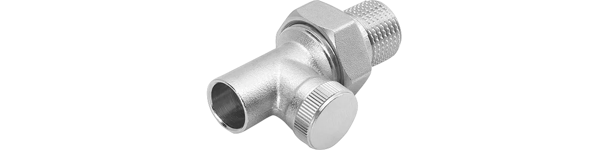 ASW HG-TEC Radiatorverschr. Durchgangsform ½″ x 15 mm Messing ASW HG-TEC Radiatorverschr. Durchgangsform ½″ x 15 mm Messing