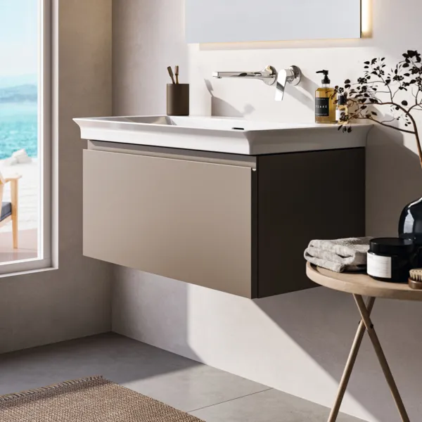 Ideal Standard Waschtischunterschrank „Finesse“ 80 × 37,5 × 44 cm Greige matt Ideal Standard Waschtischunterschrank „Finesse“ 80 × 37,5 × 44 cm Greige matt