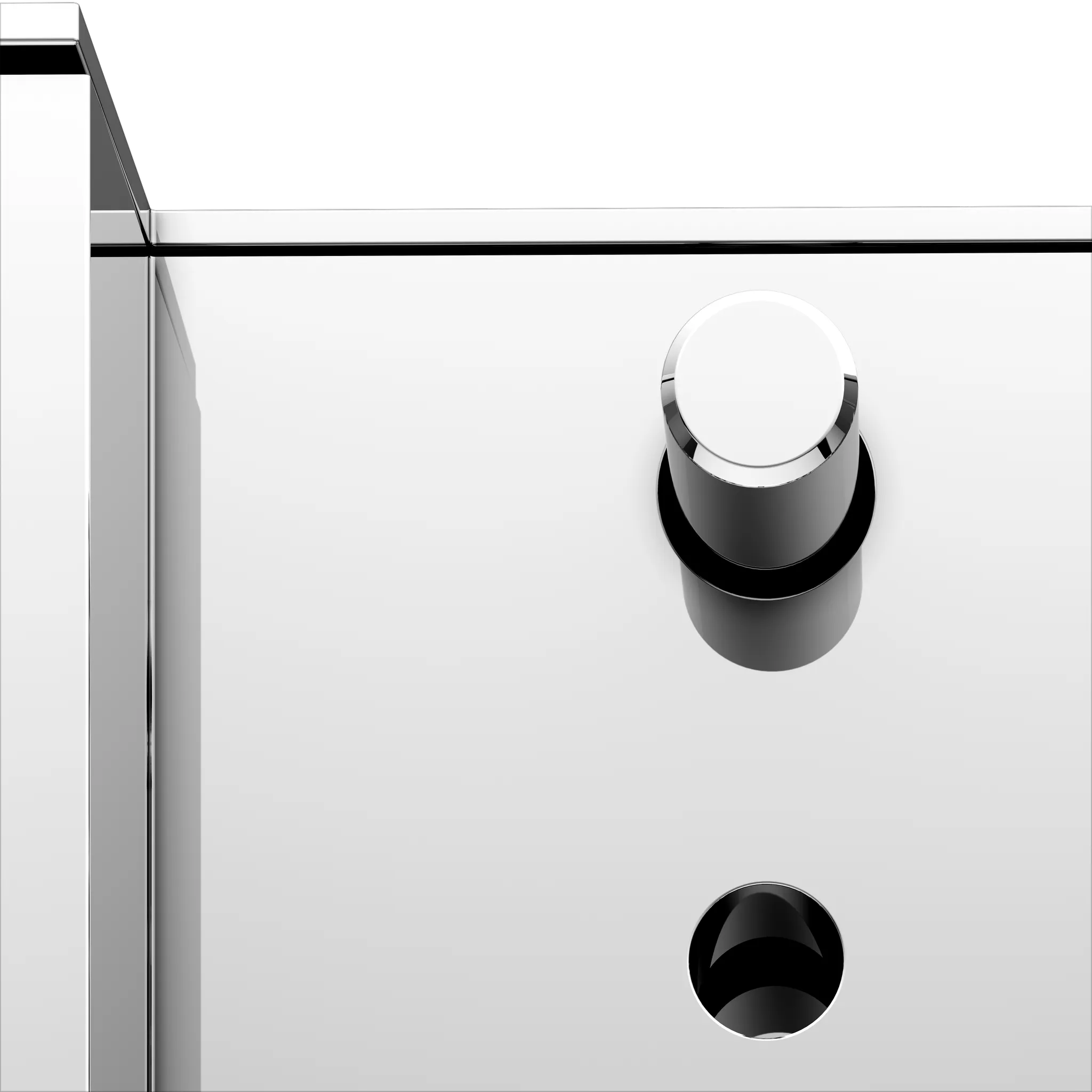 AXESS Adapterplatte für Stützklappgriff 35003 verchromt AXESS Adapterplatte für Stützklappgriff 35003 verchromt