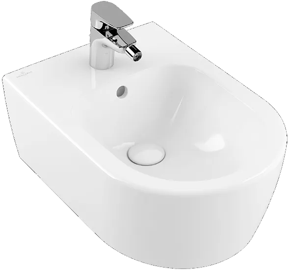 Villeroy & Boch Bidet „Avento“, Befestigung verdeckt 370 × 530 × 215 mm in Weiß Alpin Villeroy & Boch Bidet „Avento“, Befestigung verdeckt 370 × 530 × 215 mm in Weiß Alpin