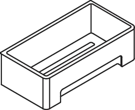Duschkorb des Systems 900, Halter aus Edelstahl, PVD, Einsatz aus Kunststoff, schwarz, B: 220 mm, H: 67 mm, T: 115 mm, in Farbe CK (messing glänzend) Duschkorb des Systems 900, Halter aus Edelstahl, PVD, Einsatz aus Kunststoff, schwarz, B: 220 mm, H: 67 mm, T: 115 mm, in Farbe CK (messing glänzend)