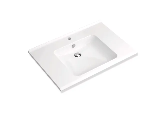 HEWI Waschtisch PG87, modular, Mineralguss, alpinweiß, mit Ablagefläche und tiefem rechteckigem Becken HEWI Waschtisch PG87, modular, Mineralguss, alpinweiß, mit Ablagefläche und tiefem rechteckigem Becken