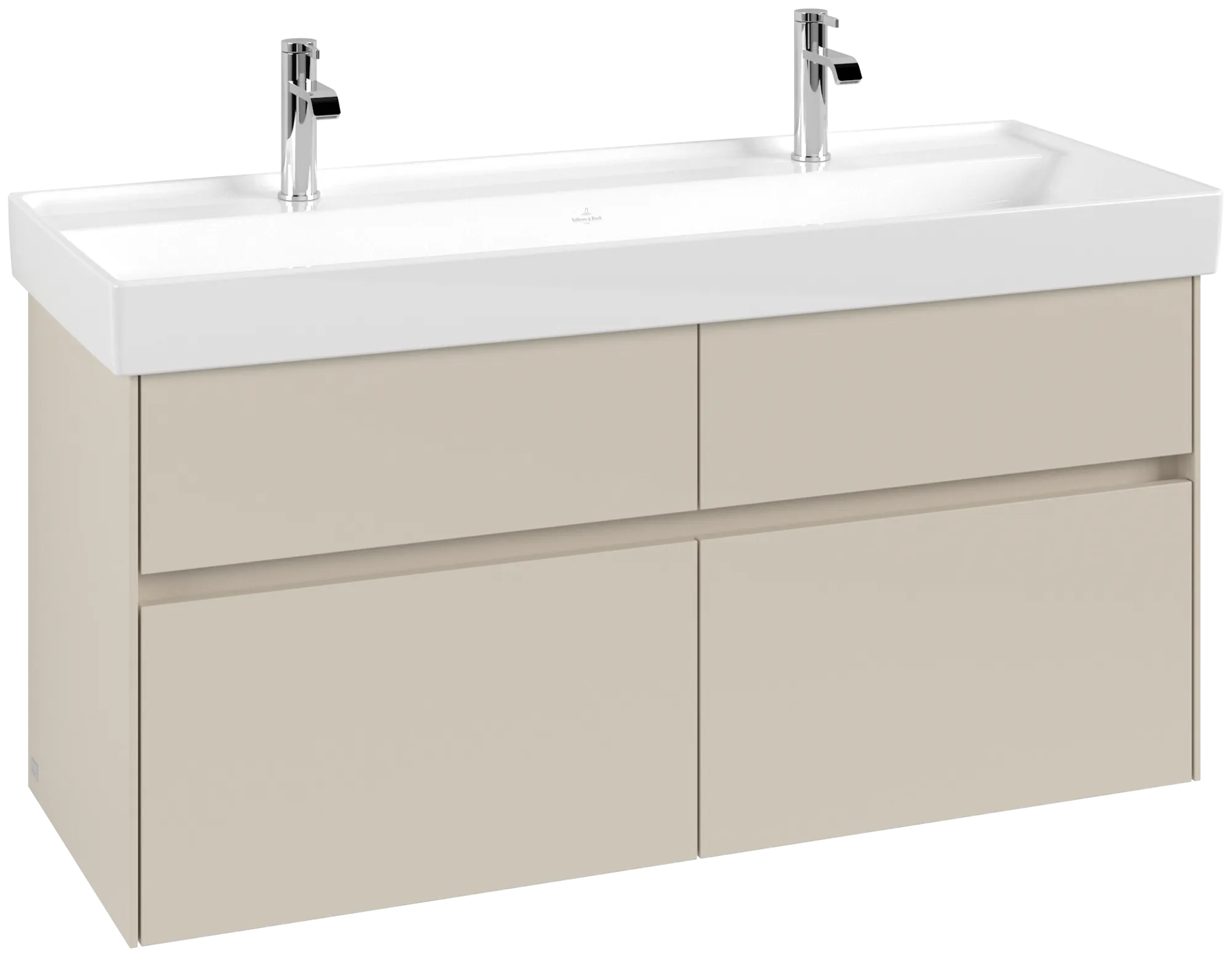 Villeroy & Boch Collaro Waschbeckenunterschrank C01200, 1154 x 546 x 444 mm, Cashmere Grey