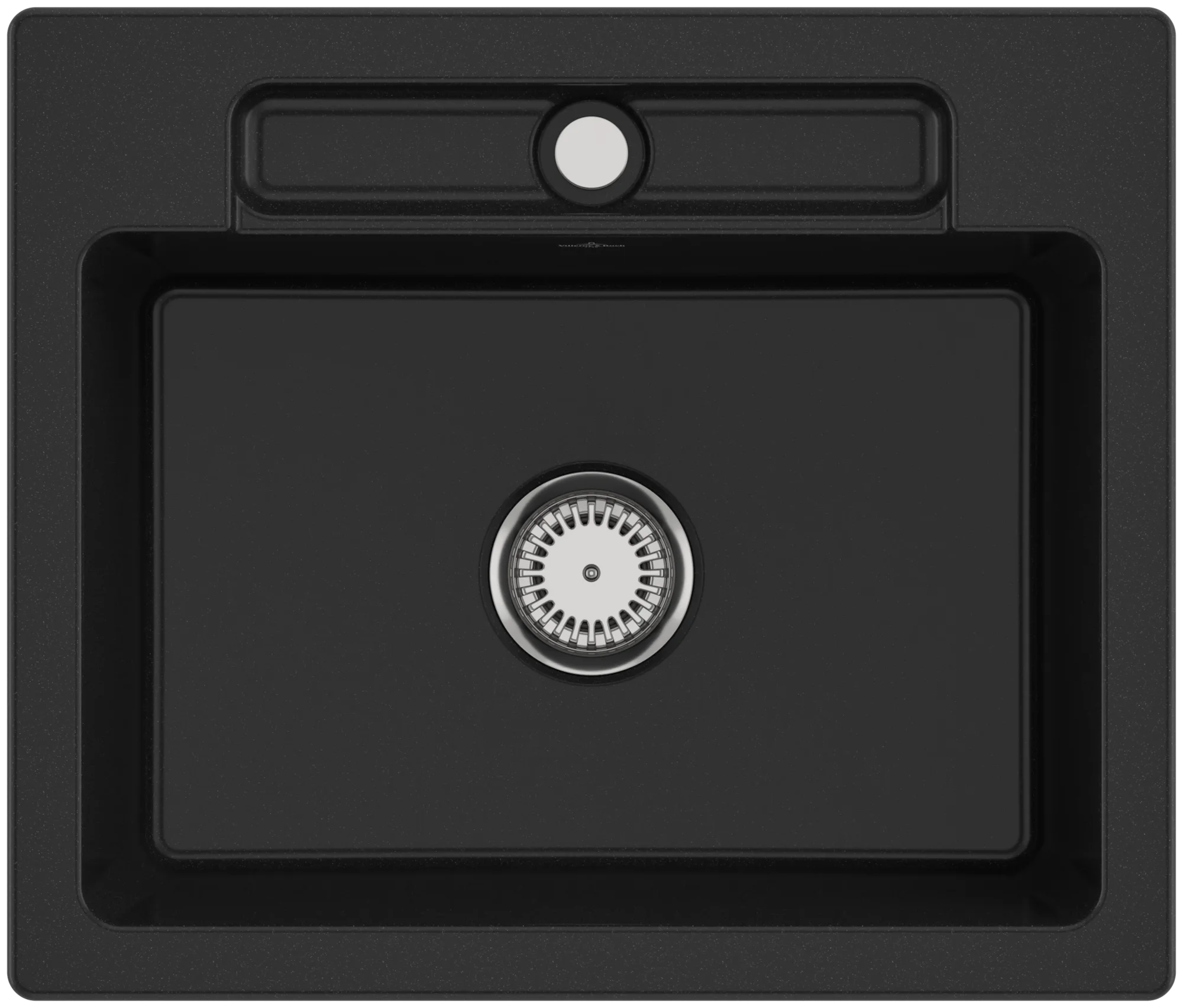 Villeroy & Boch Einbauspüle Siluet 60 S Chromite CeramicPlus 600x510mm TitanCeram Handbetätigung