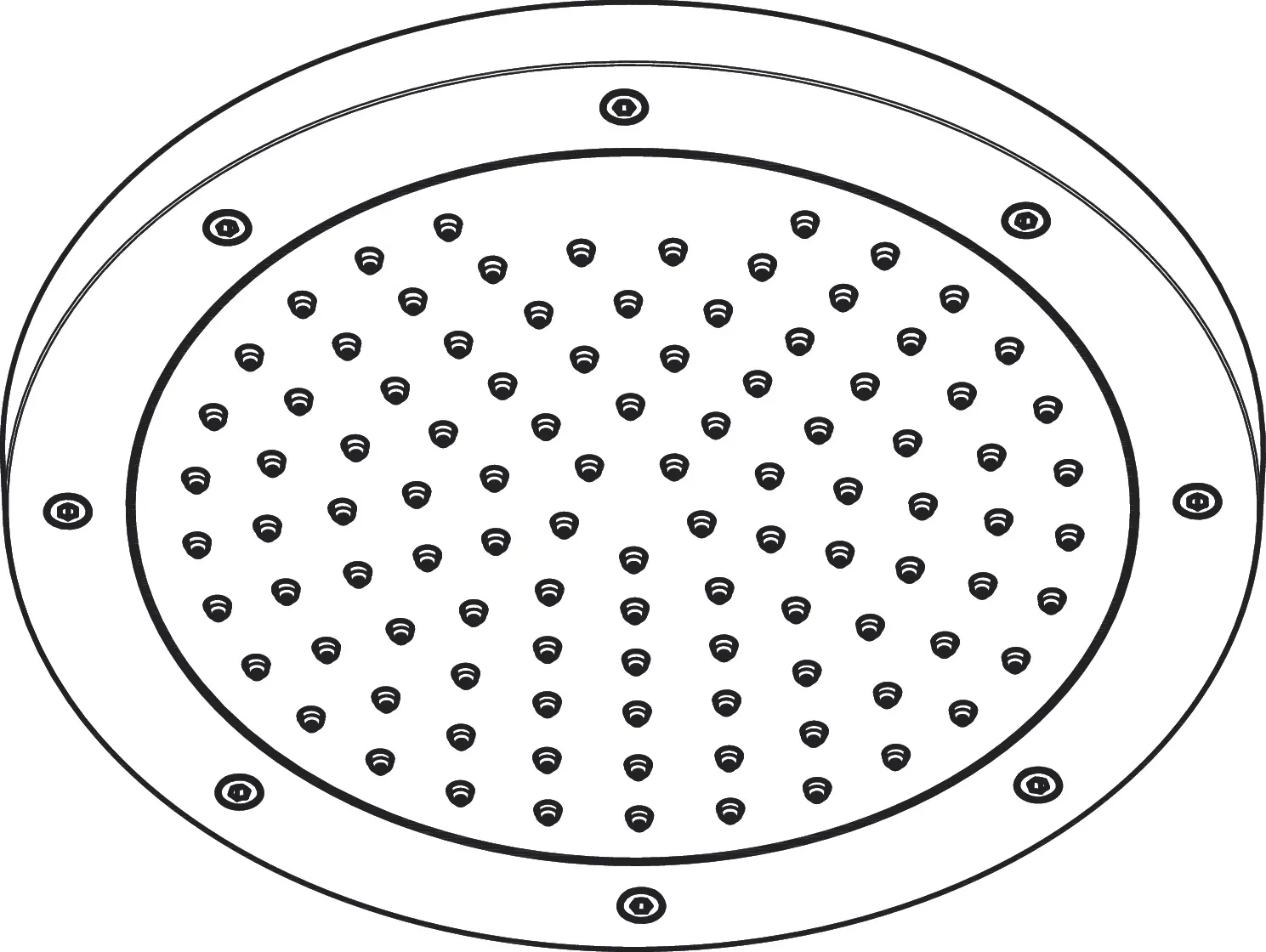 AXOR ShowerSolutions Kopfbrause 245 1jet EcoSmart Chrom